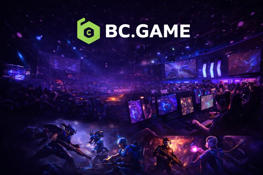 BC.Gameのeスポーツベッティングを表現した背景イメージ