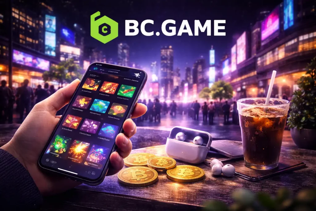 BC.Gameのモバイル対応を表現したイメージ