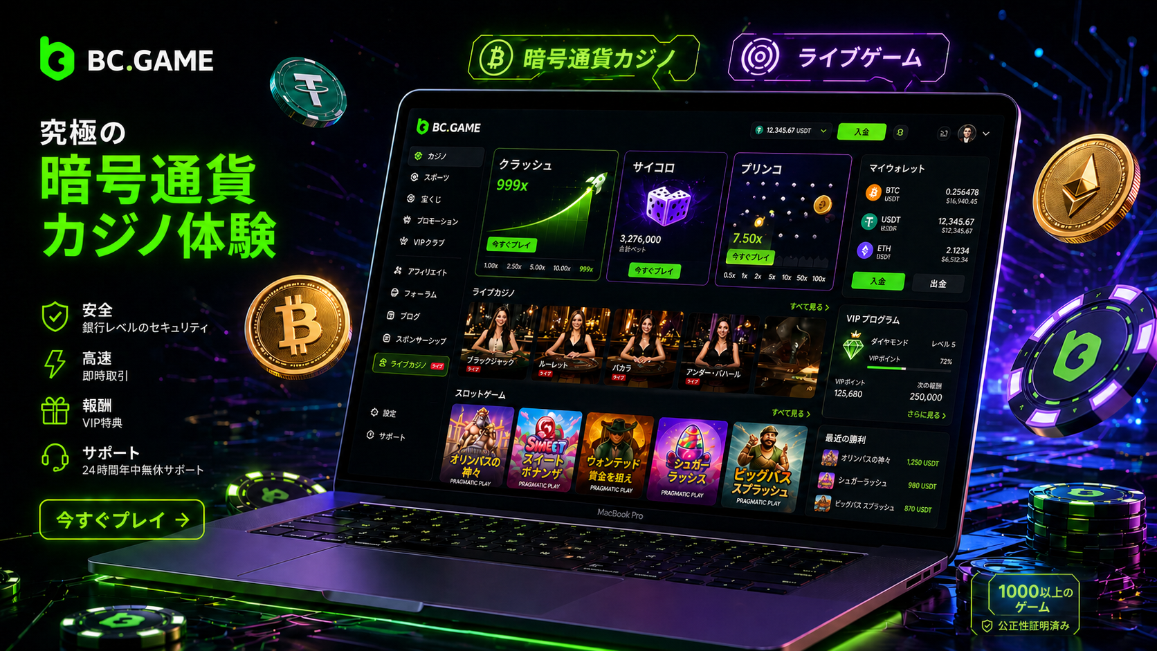 アプリの主な機能